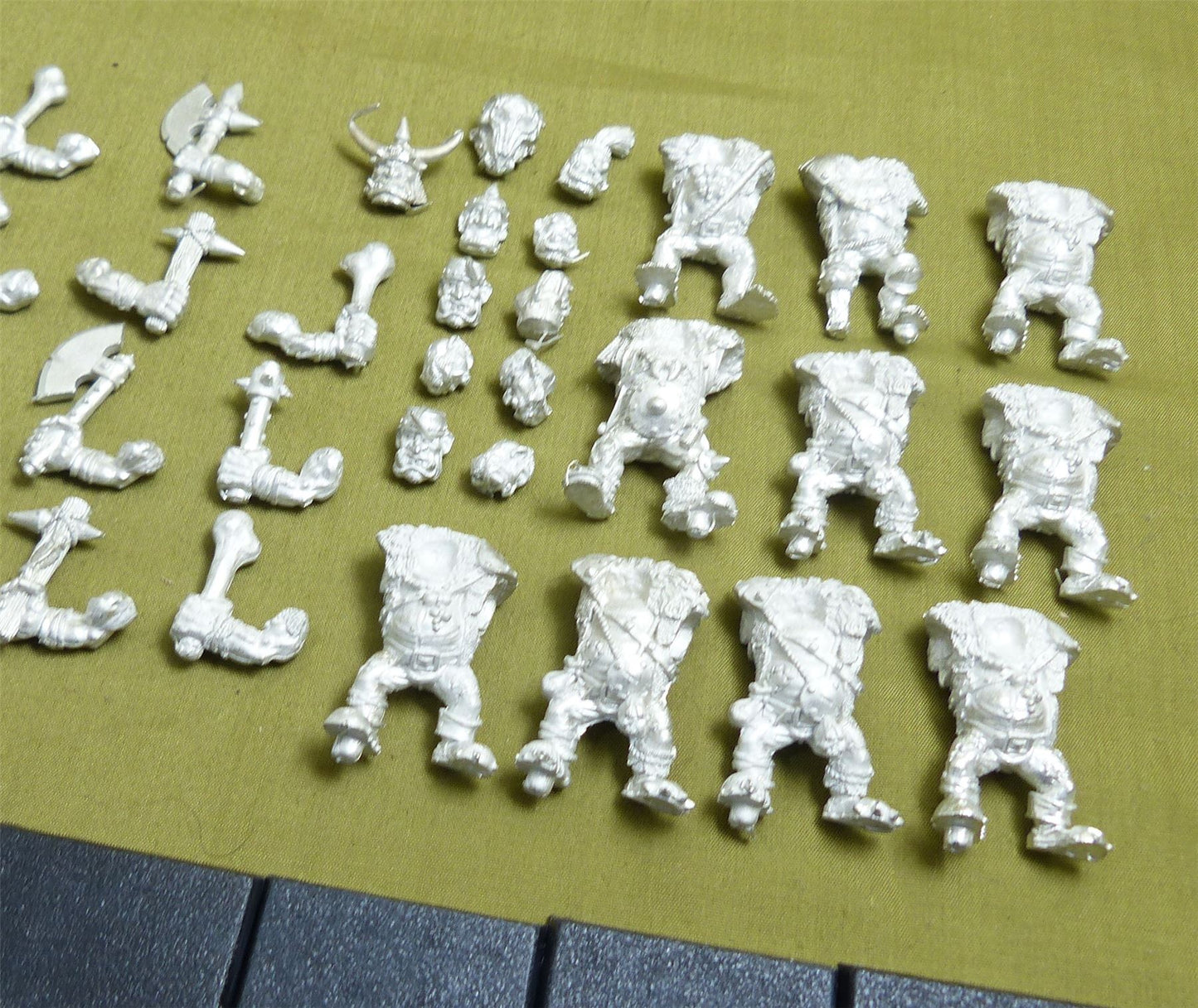 Classic Metal Golfag's Ogre Mercenaries set of 10 OOP - Warhammer Fantasy #1RL