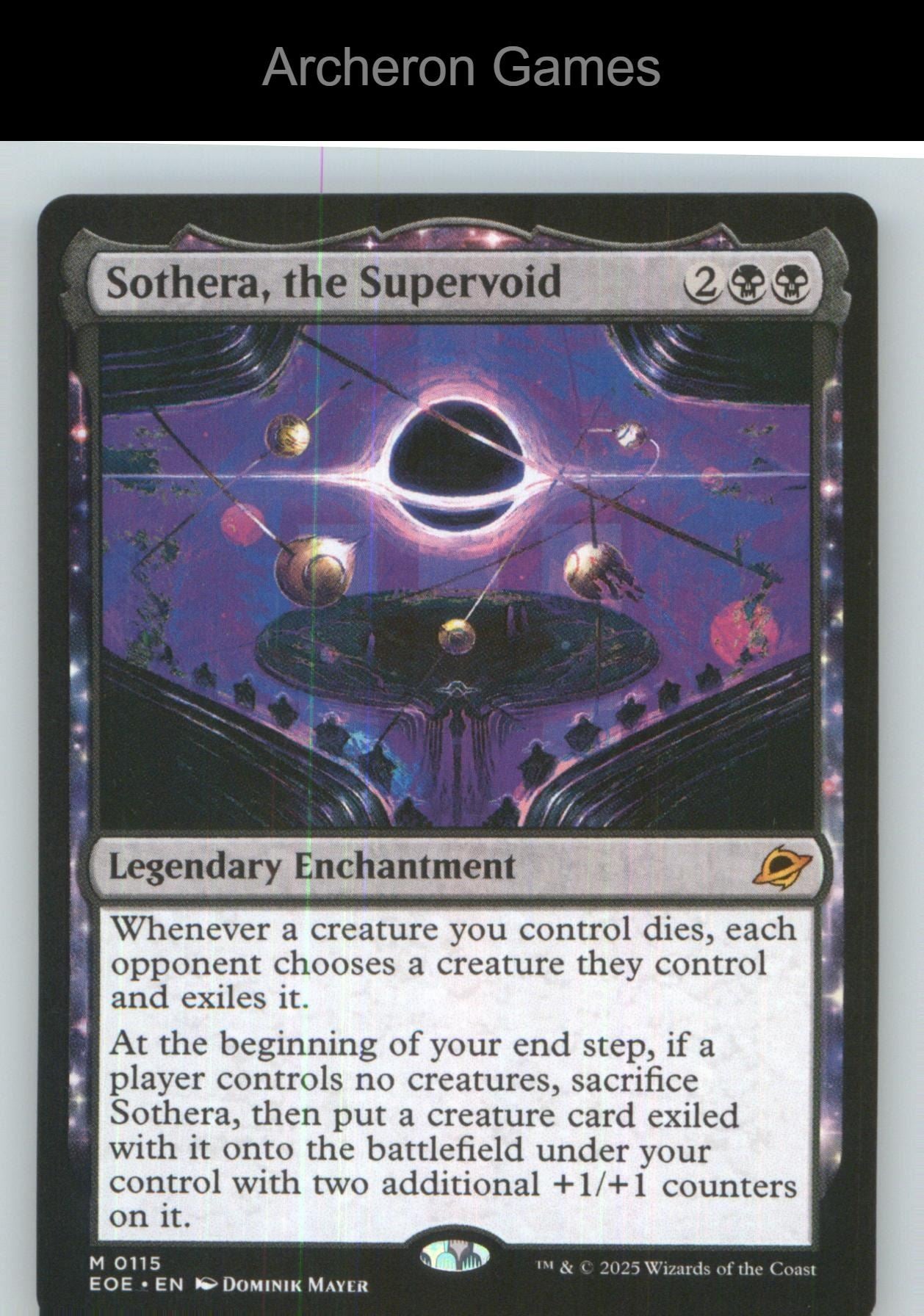 Sothera, the Supervoid EOE 115 Mythic MTG Card NM/EX+