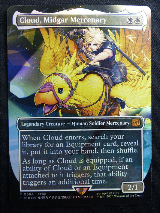 Cloud Midgar Mercenary Chocobo Track Foil - FIN - Mtg Card #3EC