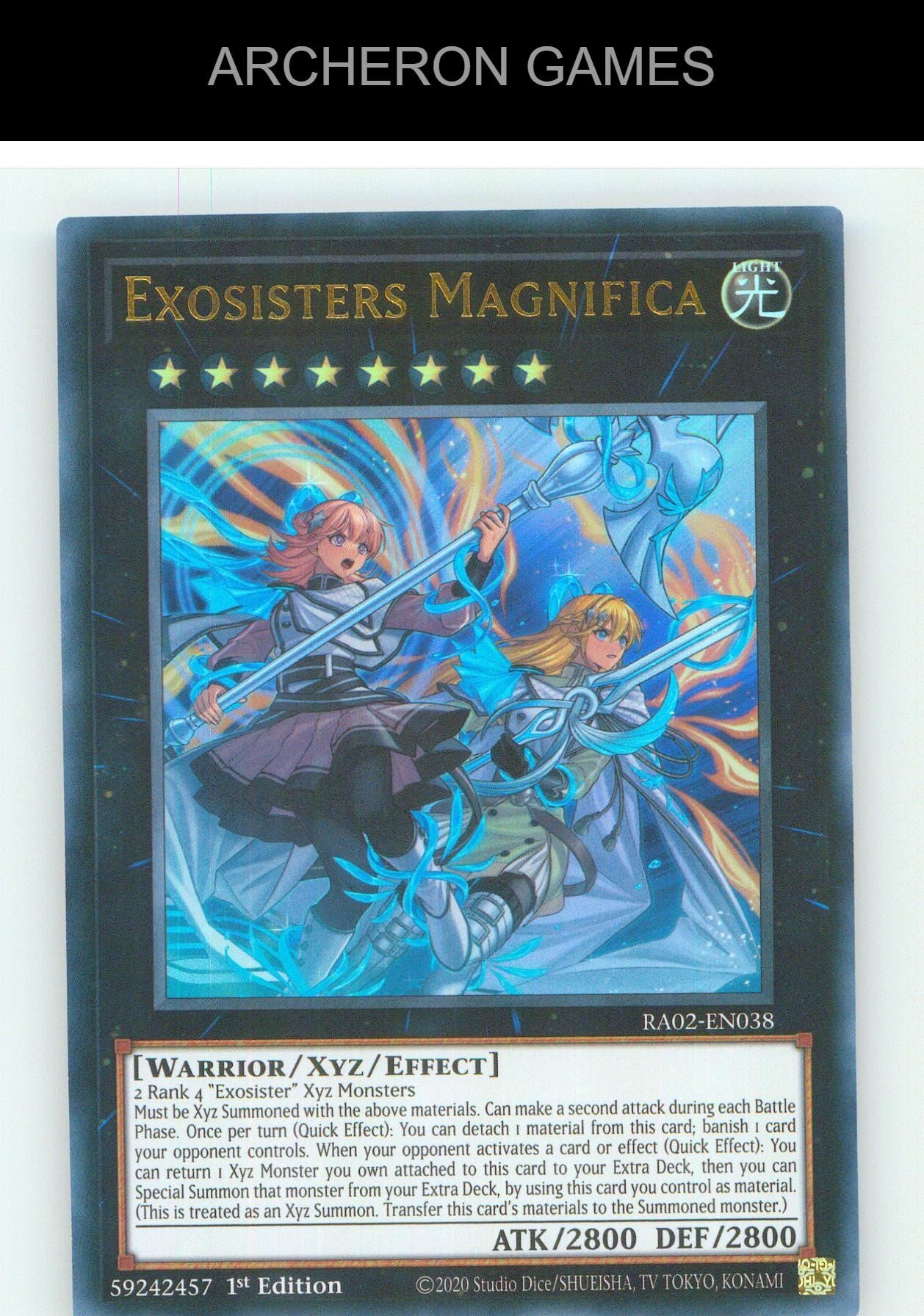 Exosisters Magnifica (UR) UR YUGIOH Card 1st Edition