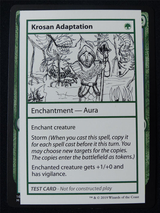 Krosan Adaptation - MB1 - Mtg Card #23D