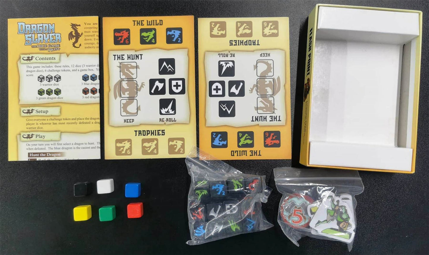 Dragon Slayer the Dice Game with a Twist - Board Game #6WO