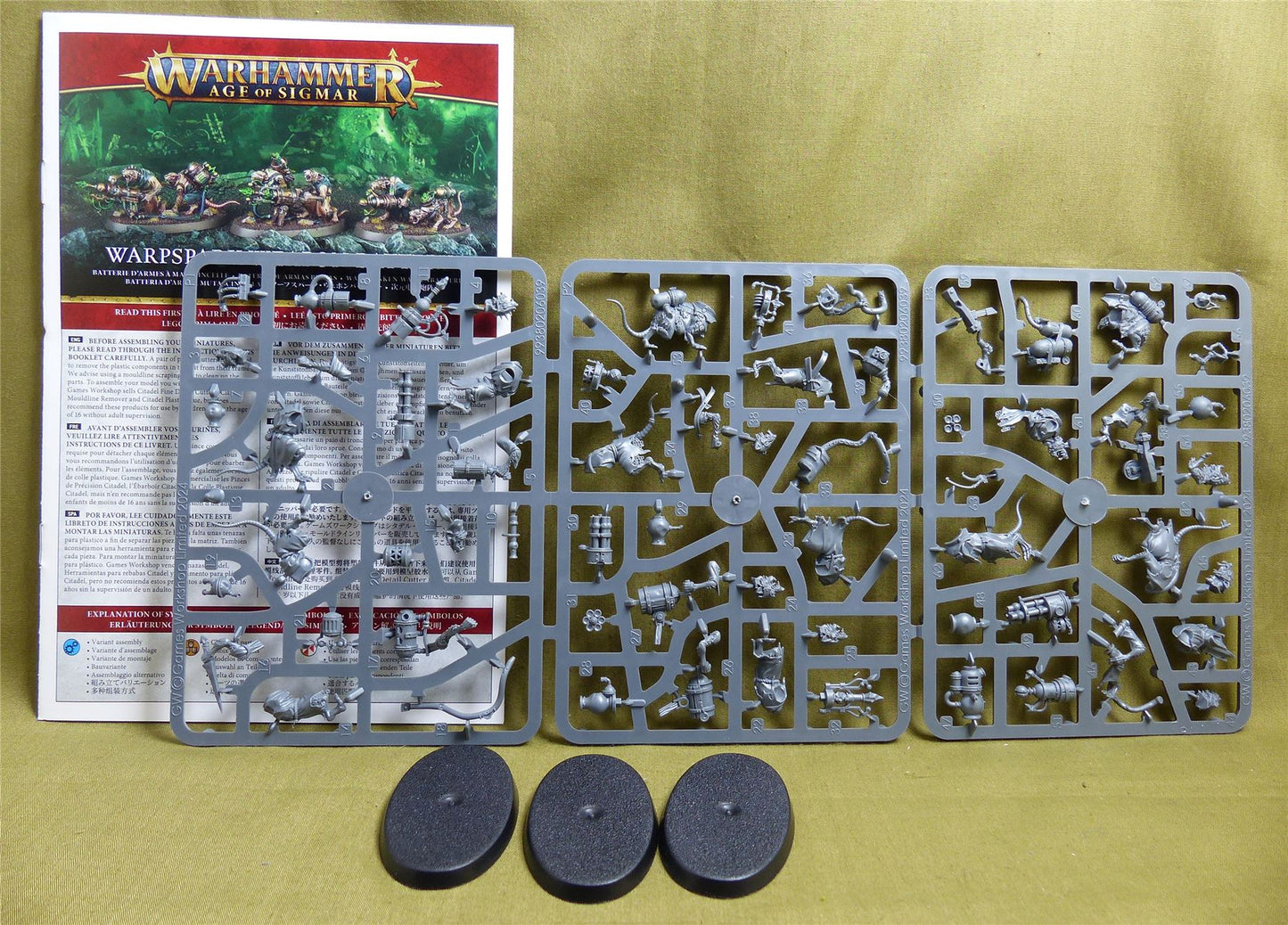 Warpspark Weapon Battery complete sprue - Skaven - Warhammer 40K #32D