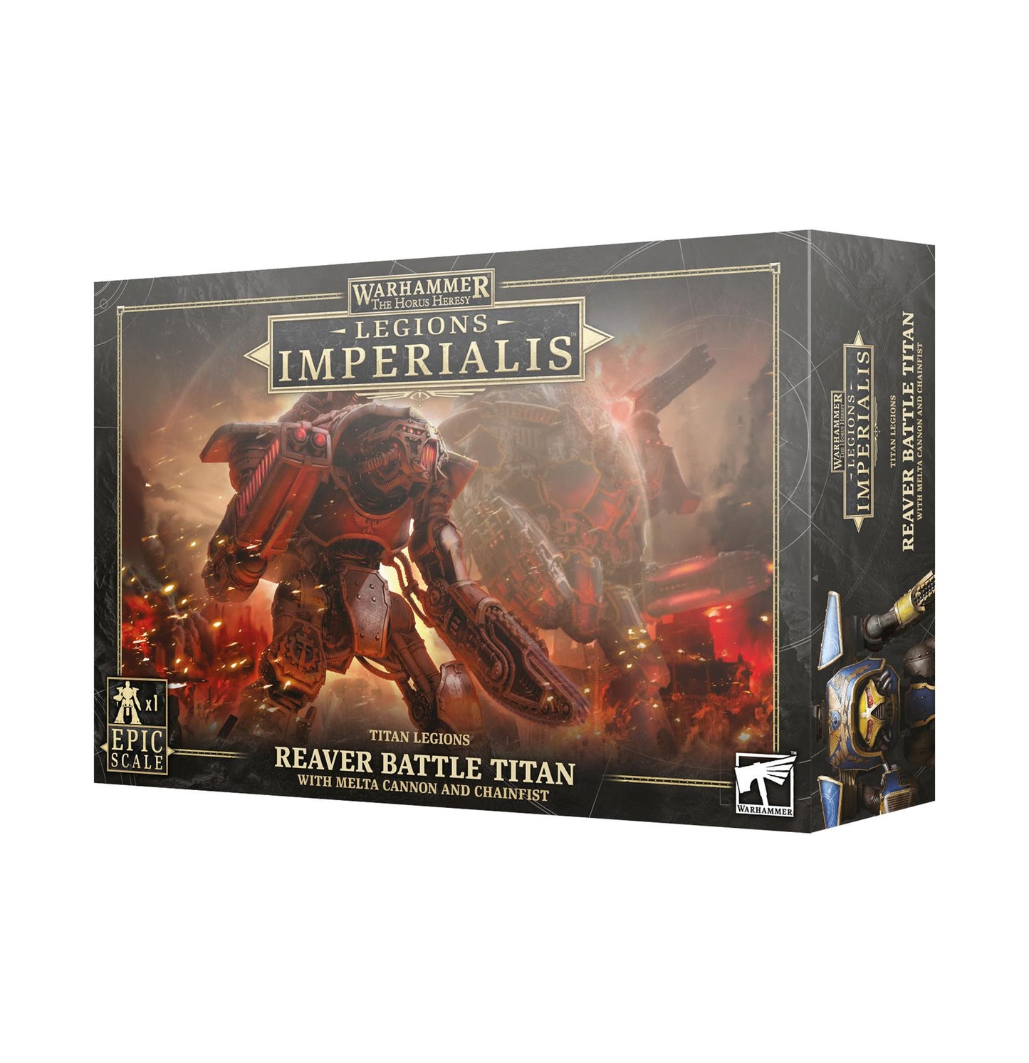 Reaver Battle Titan with Melta and Chainfist - Titan Legions - Warhammer: Legions Imperialis