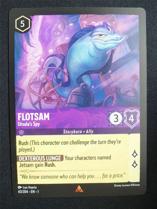 Flotsam Ursula's Spy 43/204 - Lorcana Card #18C