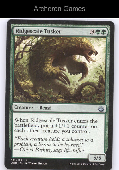 Ridgescale Tusker 121 UC MTG Card Aether Revolt