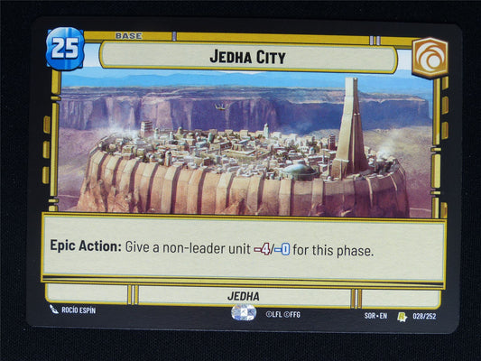 Jedha City 028/252 - Star Wars Unlimited Card #3T3