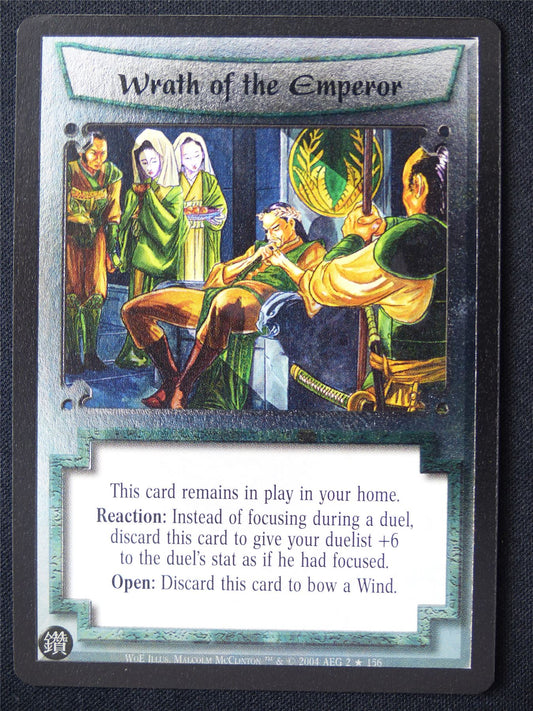 Wrath of the Emperor Foil - WoE - Legend of the Five Rings L5R Card #VG
