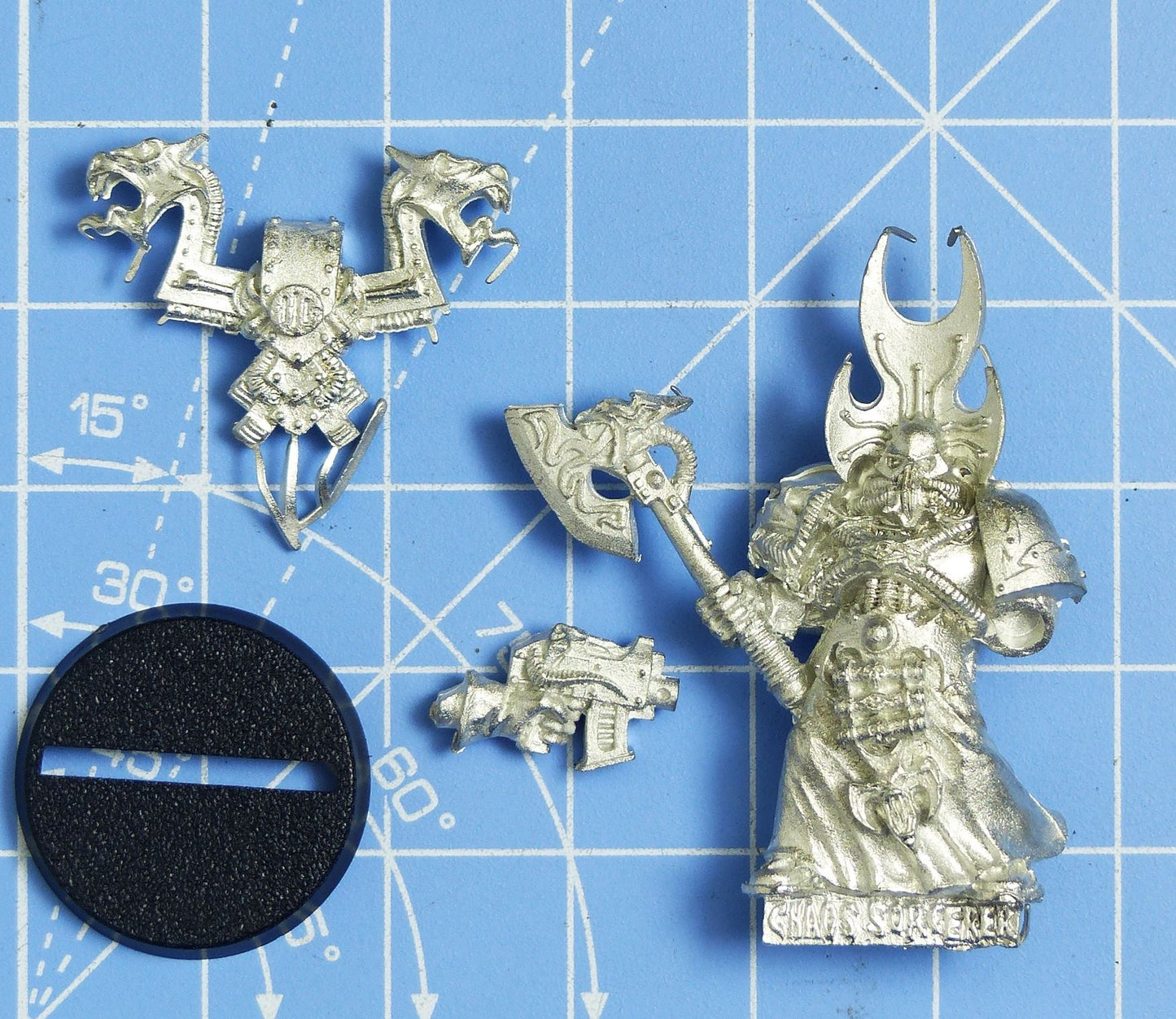 Classic Metal Chaos Space Marine Sorcerer OOP - Warhammer 40K #GL