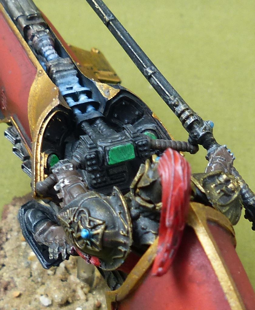 Legio Custodes Gyrfalcon Pattern Jetbike painted - Adeptus Custodes - Warhammer 40K #30G