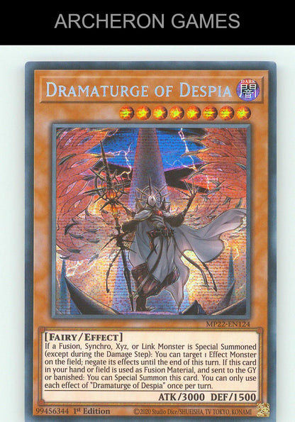 Dramaturge of Despia SEC YUGIOH Card