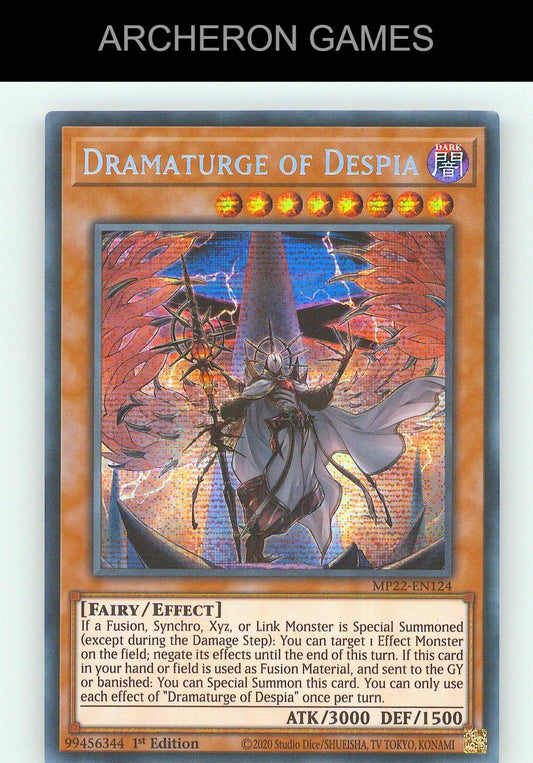 Dramaturge of Despia SEC YUGIOH Card