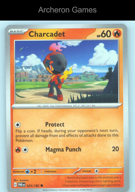 Pokemon Card Charcadet PAR 025/182 C Paradox Rift