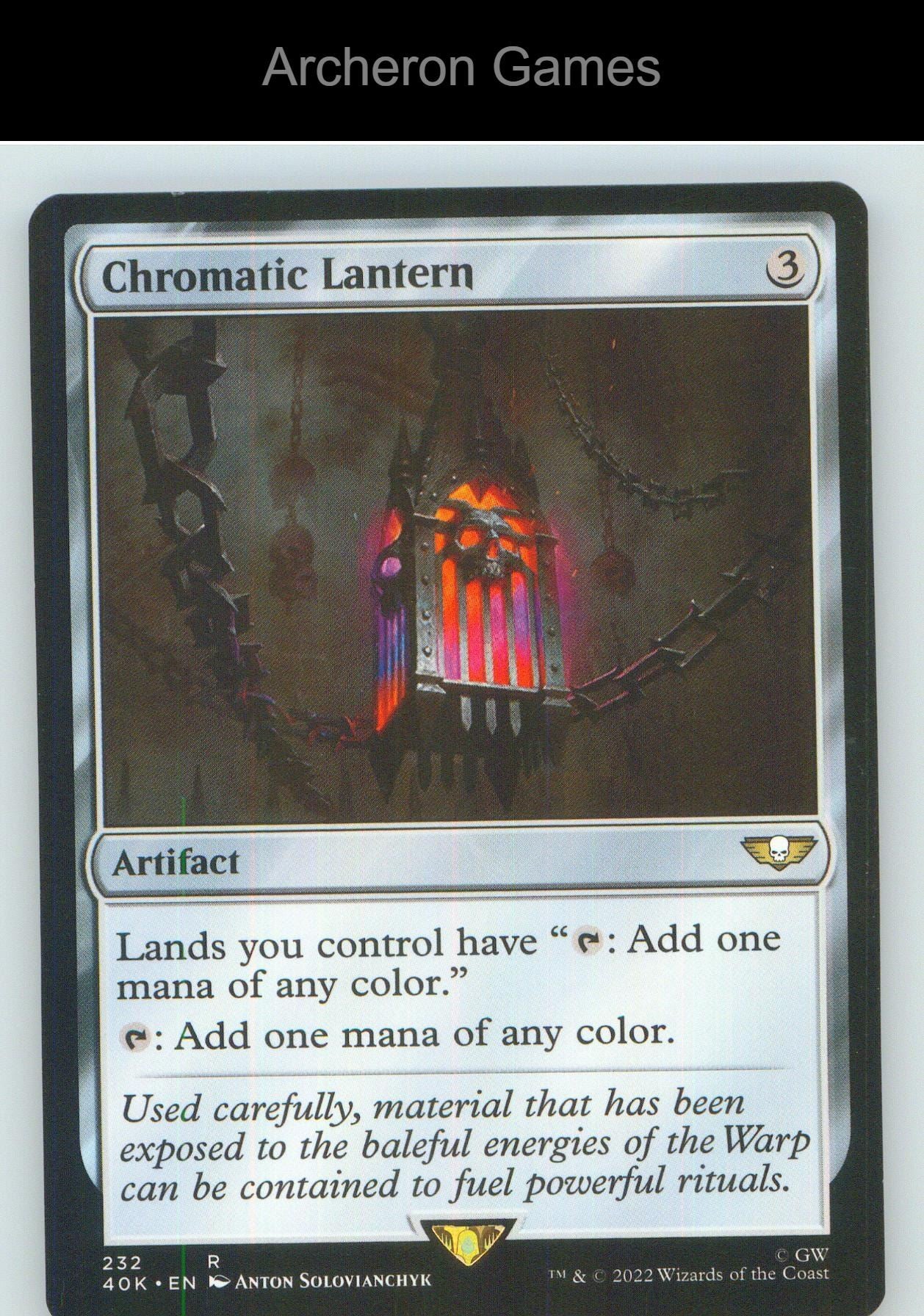 Chromatic Lantern 232 R MTG Card NM/EX+