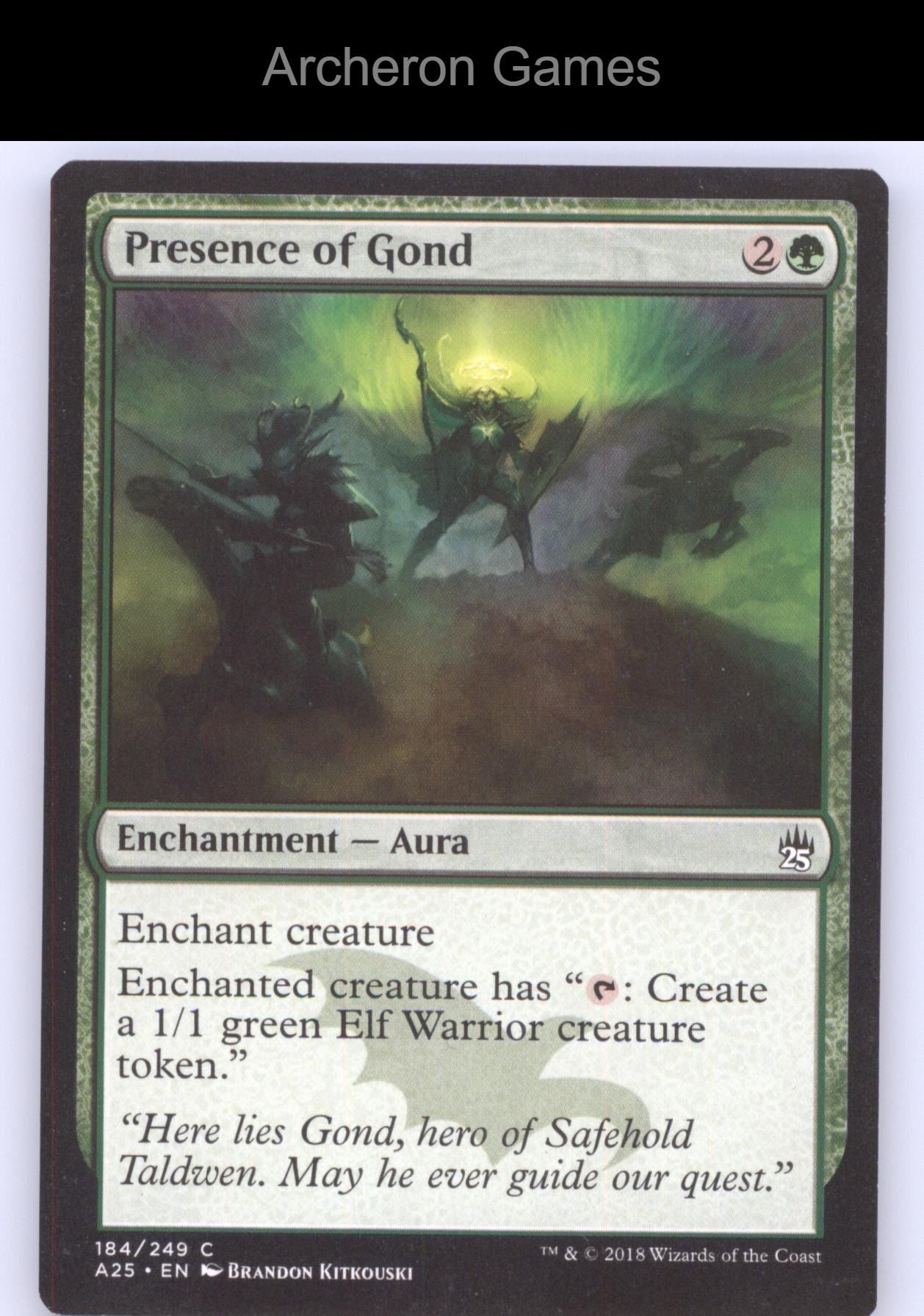 Presence of Gond 184 C MTG Card Masters 25