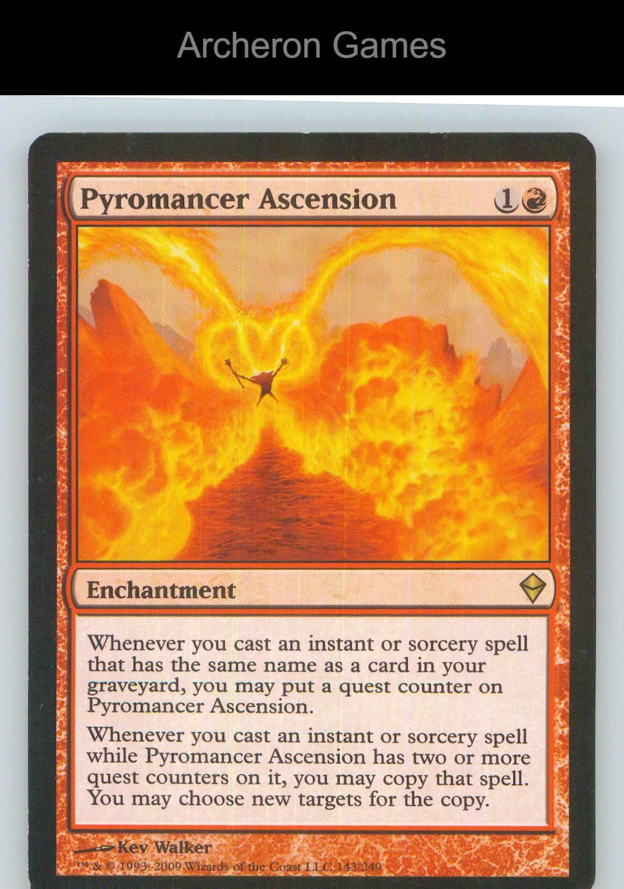 Pyromancer Ascension ZEN 143 R MTG Card NM/EX+