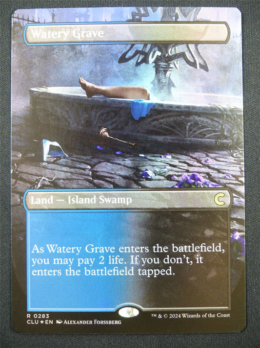 Watery Grave Borderless Foil - CLU - Mtg Card #5MX