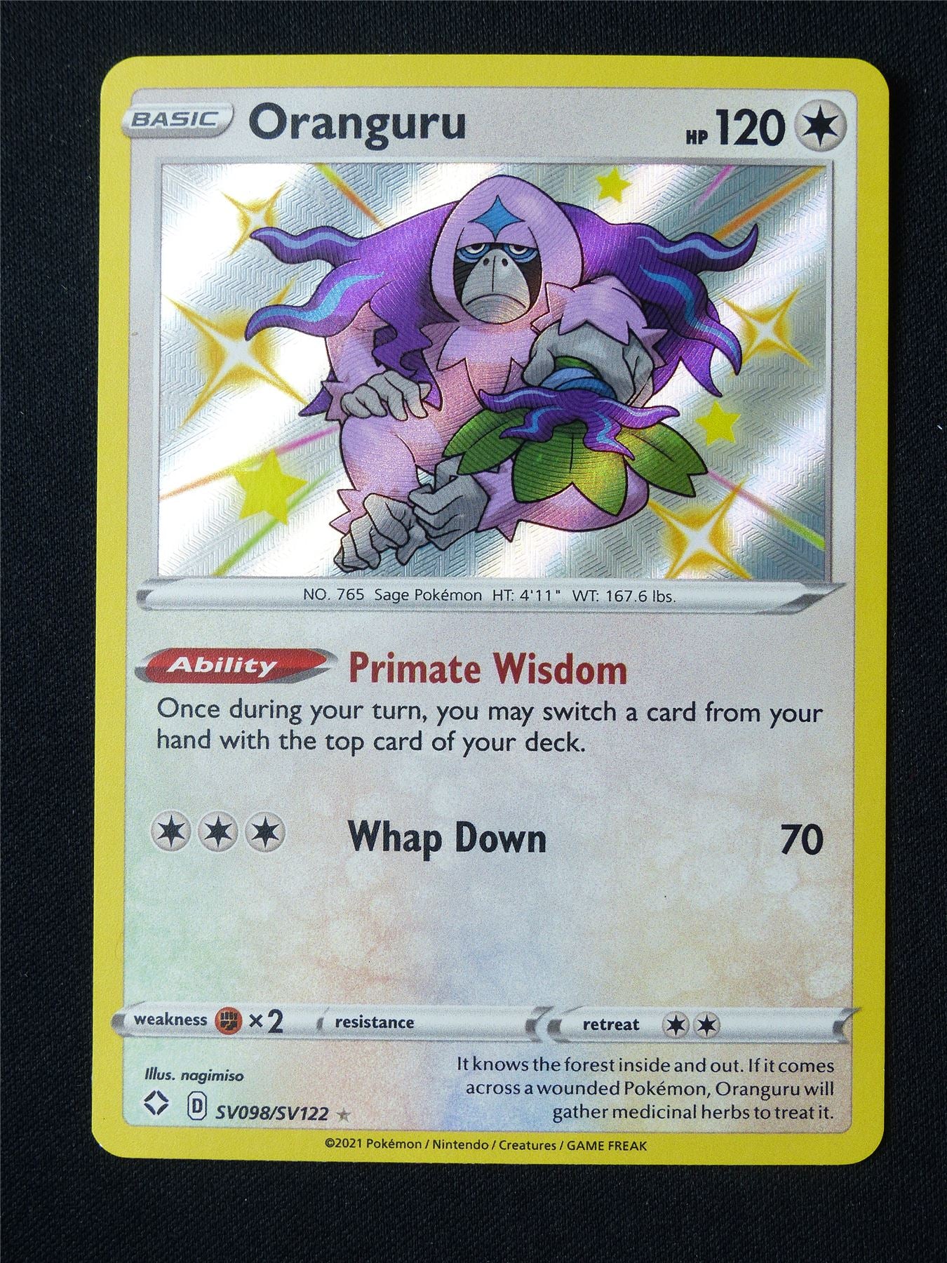 Oranguru SV098/SV122 Textured Holo - Pokemon Card #2S4