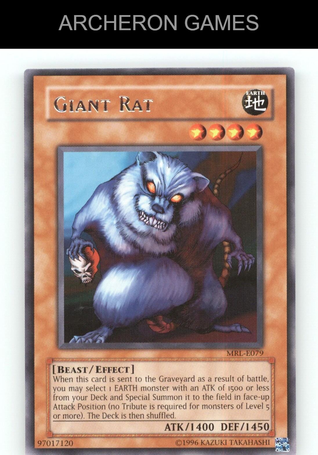 Giant Rat R YUGIOH Card