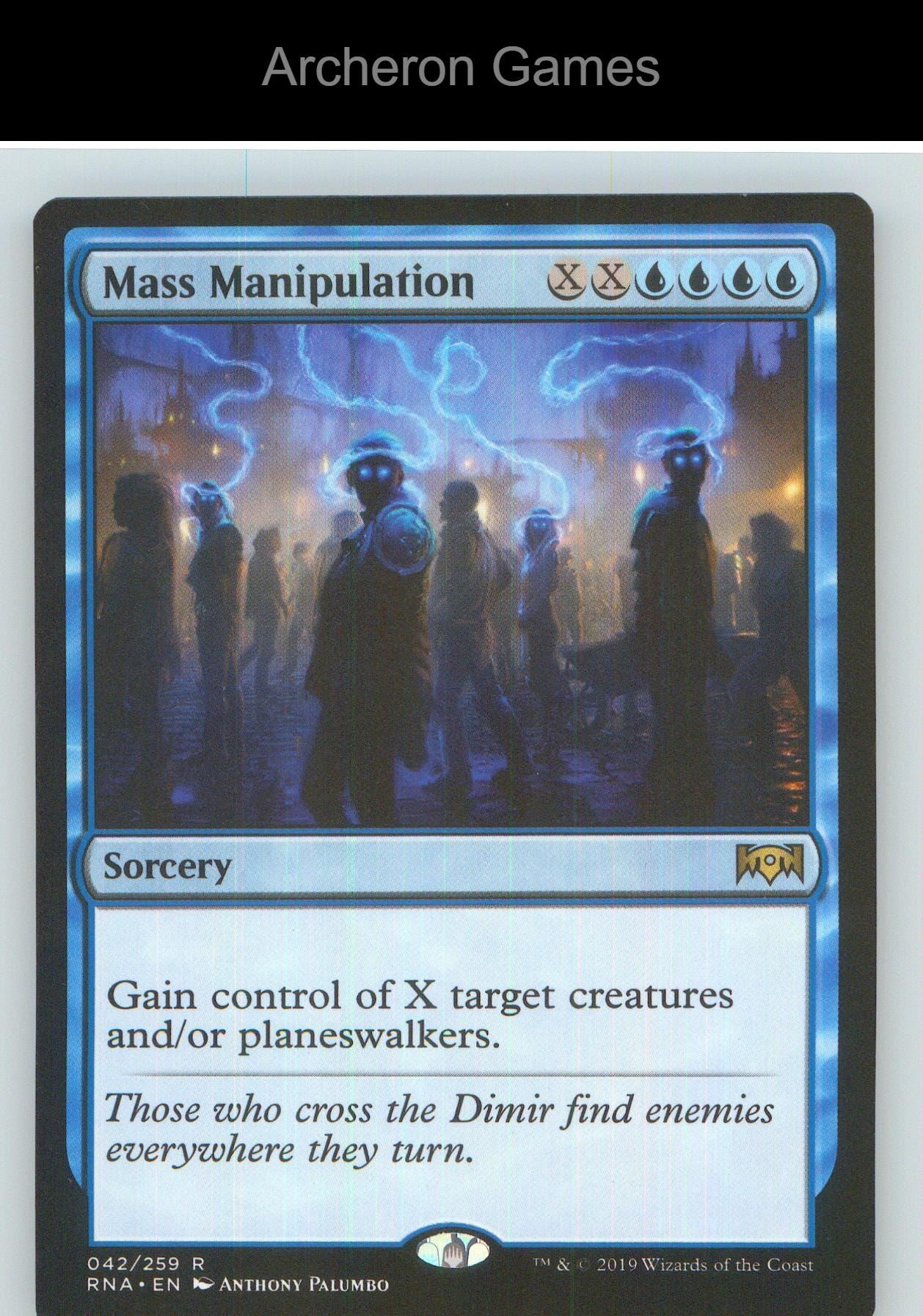 Mass Manipulation RNA 42 R MTG Card NM/EX+