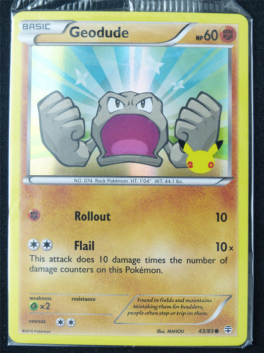 Geodude 43/83 Holo sealed - Pokemon Card #1BP