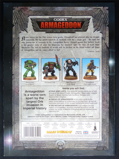 Armageddon 3rd Edition 2000 Softback - Warhammer 40K #1PH