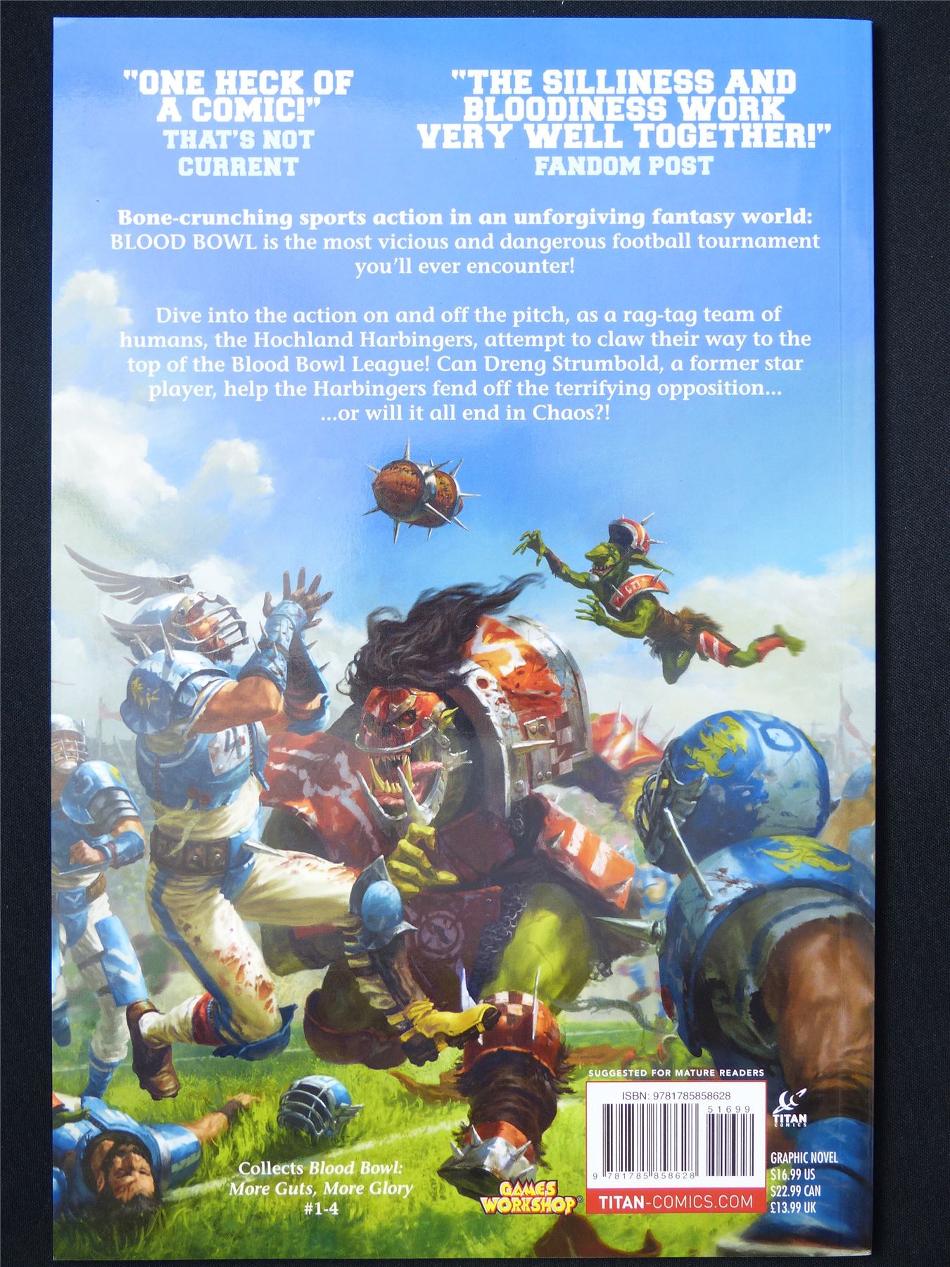 Warhammer Blood Bowl: More Guts More Glory! - Titan Graphic Softback #KN