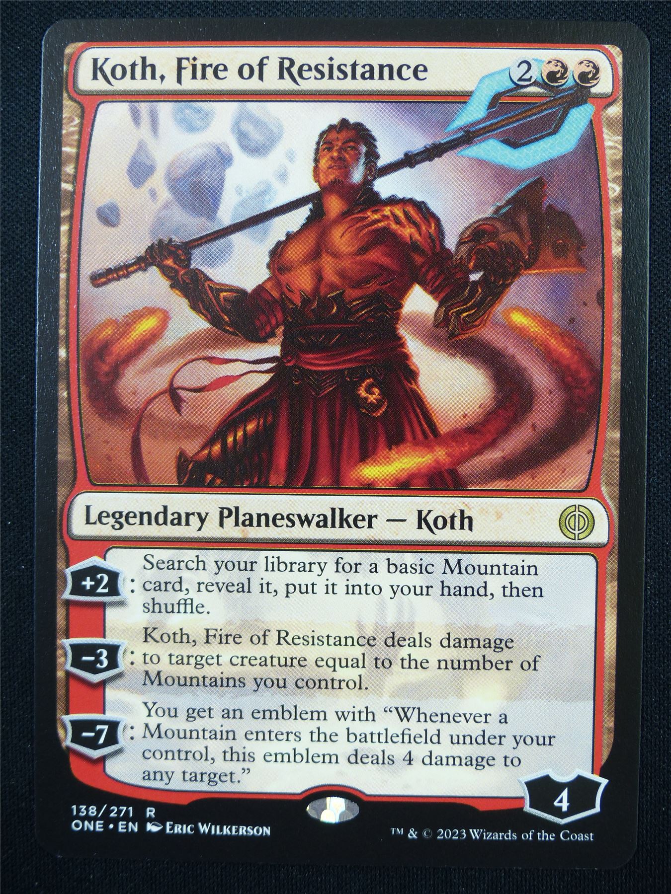 Koth Fire of Resistance - ONE - Mtg Card #33O