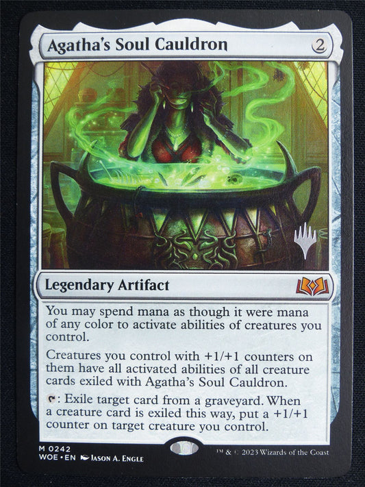 Agatha's Soul Cauldron Promo stamped - WOE - Mtg Card #4LP