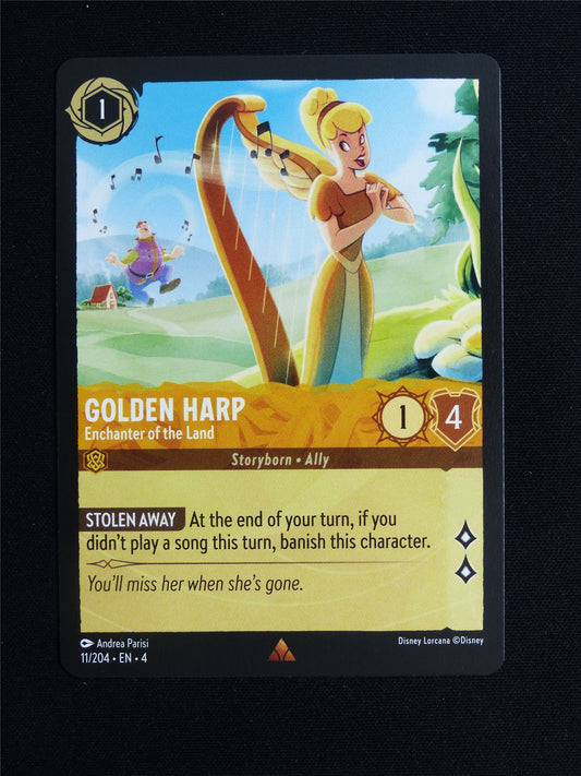 Golden Harp Enchanter of the Land 11/204 - Lorcana Card #20R