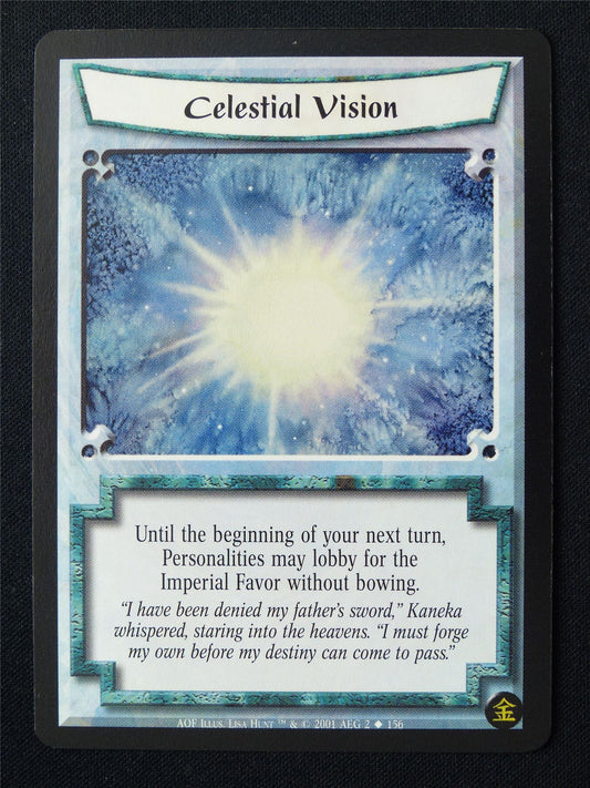 Celestial Vision - AOF - Legend of the Five Rings L5R Card #11O