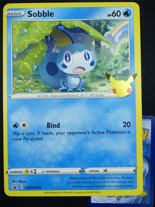 Sobble SWSH003 25th Celebration Promo - Jumbo Pokemon Card #547