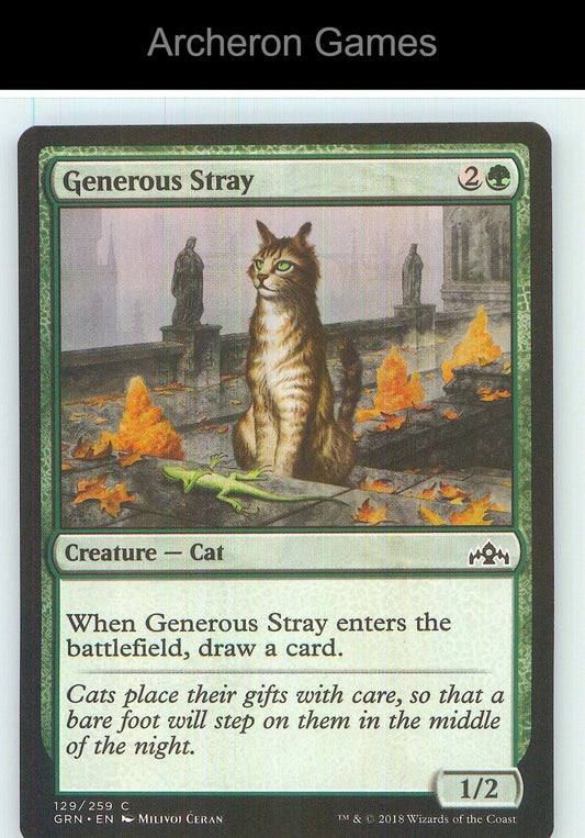 Generous Stray GRN 129 C MTG Card NM/EX+