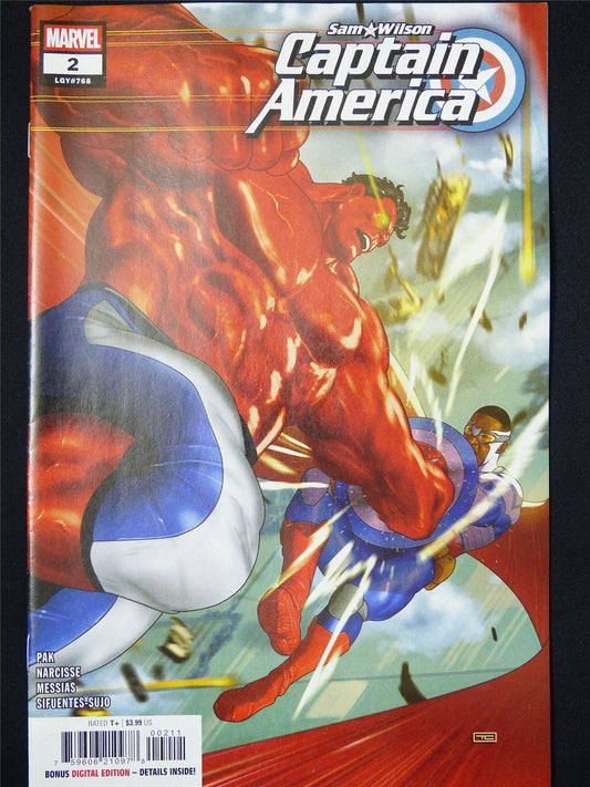 Sam Wilson: CAPTAIN America #2 - B&B Marvel Comic #CL