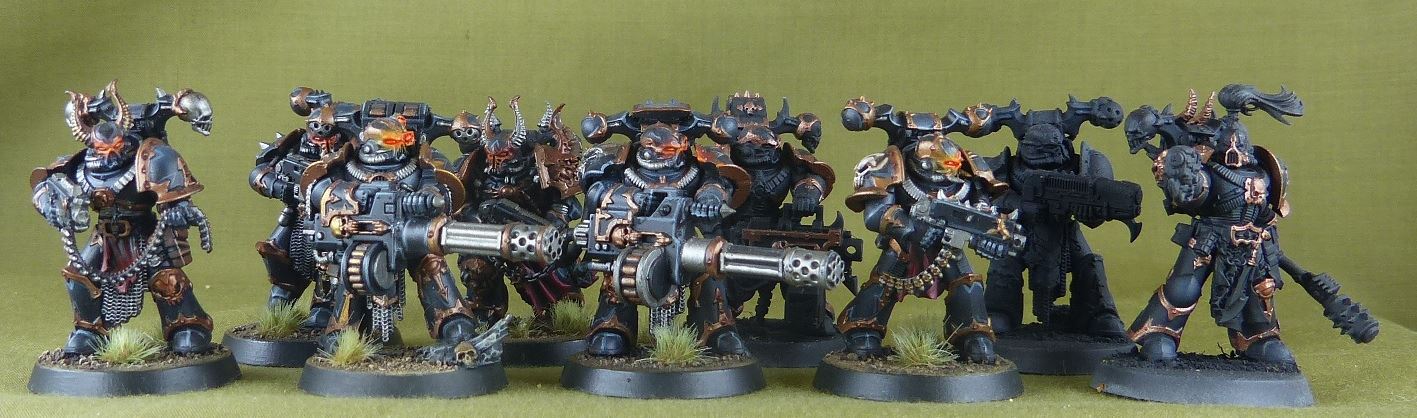 Chaos Kill Team Squad Painted - Chaos Space Marines - Warhammer 40K #GW