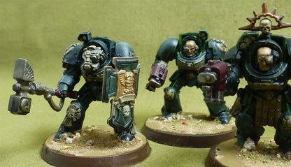 Terminator Squad painted - Dark Angels - Warhammer 40K #3JG
