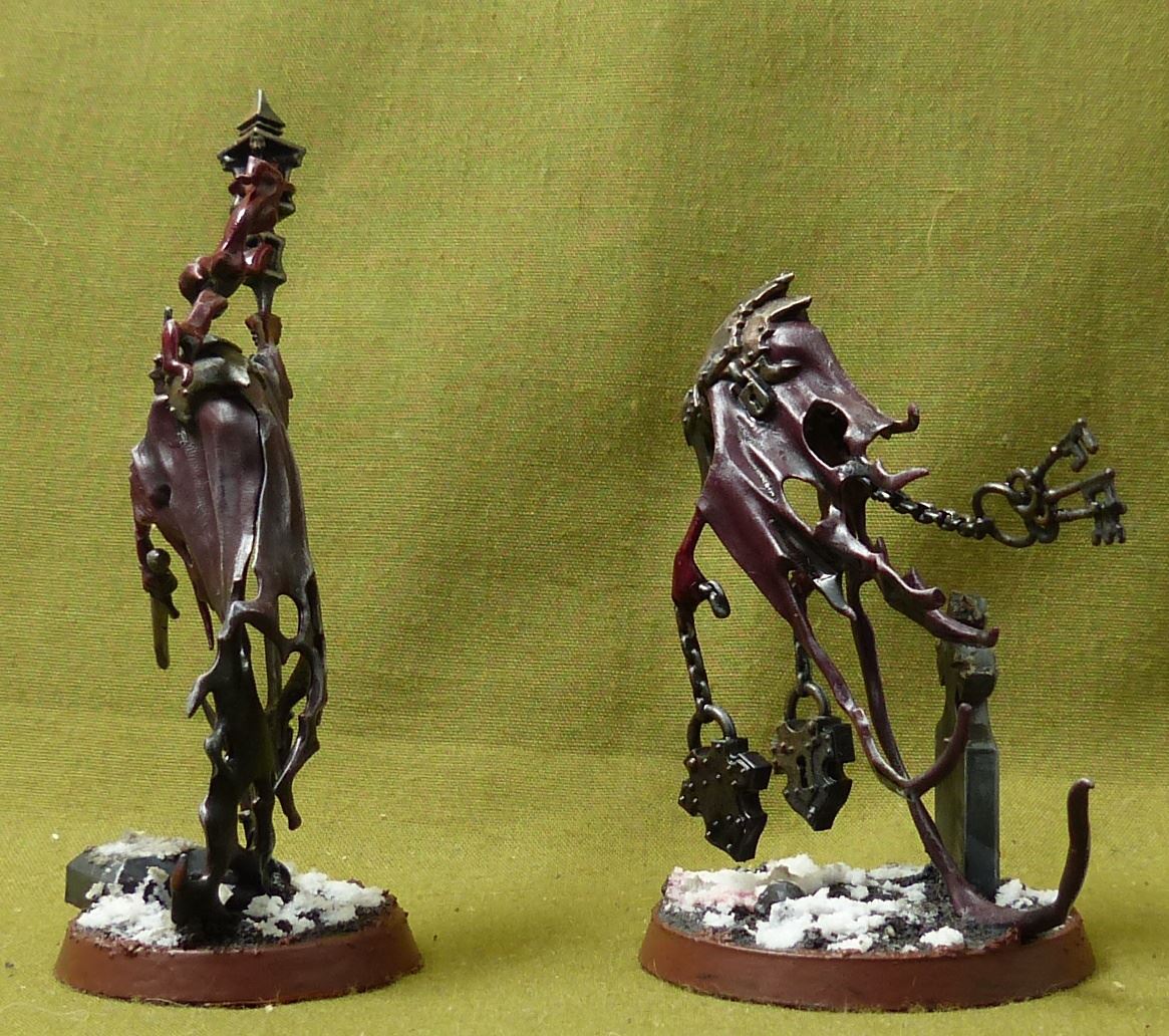 Ethereal Court set of 2 painted - Nighthaunts - Warhammer AoS #X4