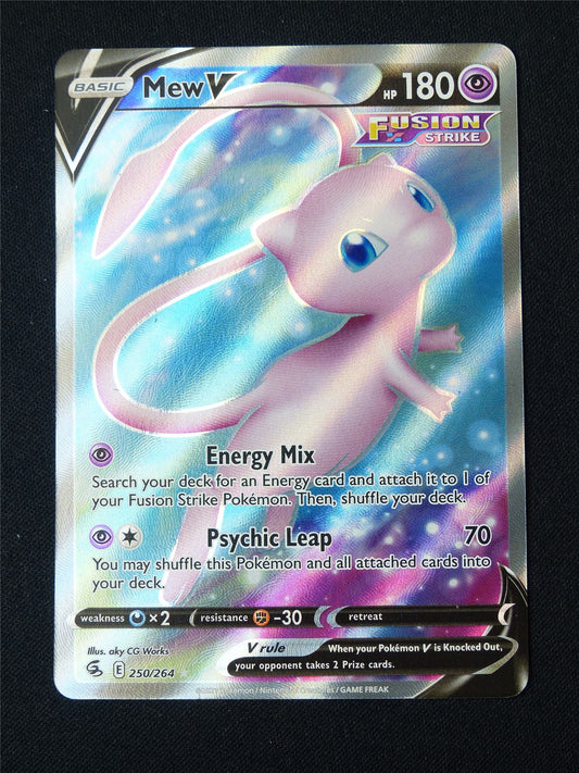 Mew V 250/264 Textured Holo - Pokemon Card #1YJ