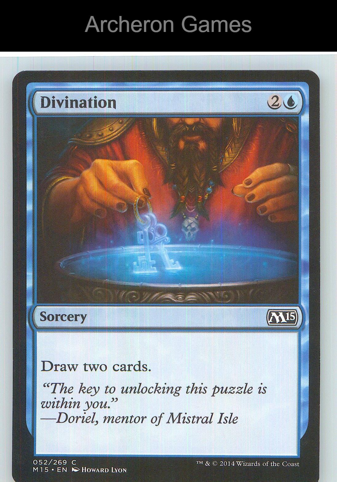 Divination M15 52 C MTG Card NM/EX+