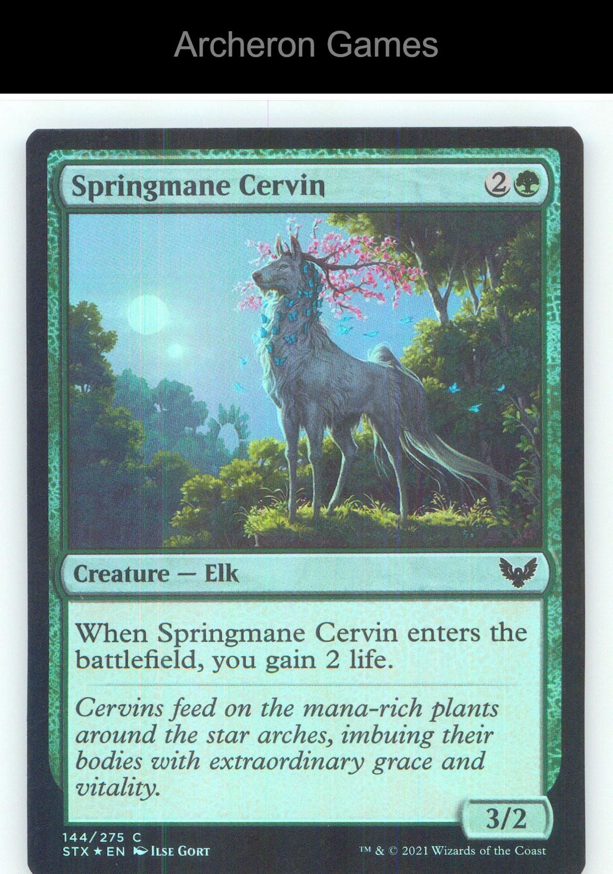 Springmane Cervin STX 144 C MTG Card NM/EX+ Foil