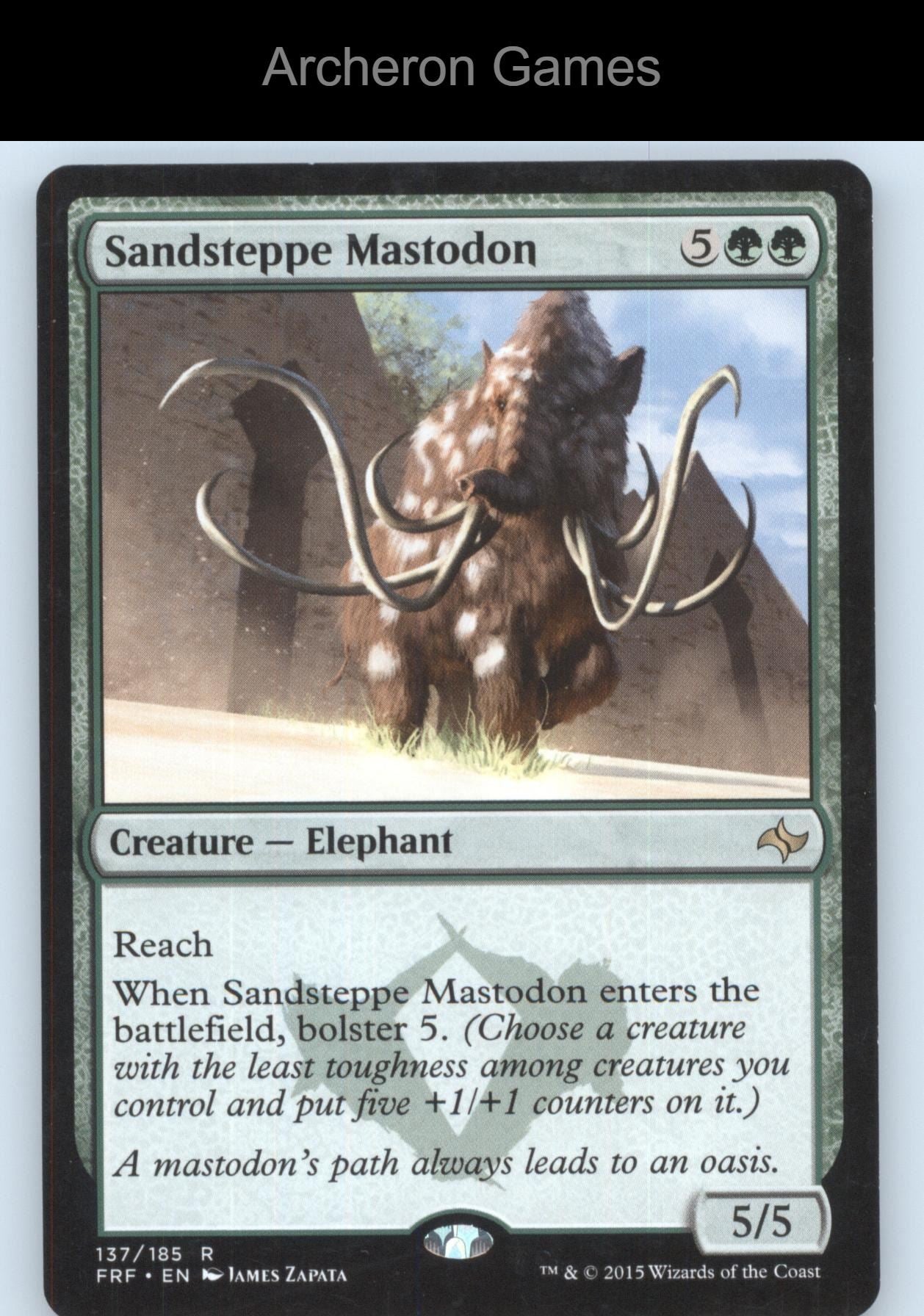 Sandsteppe Mastodon 137 R MTG Card Fate Reforged