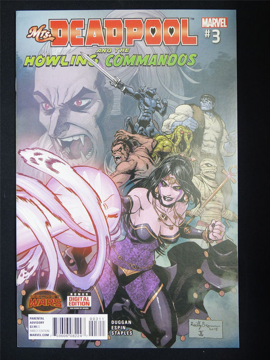 Mrs DEADPOOL and the Howlind Commandos #3 - Marvel Comic #1S2