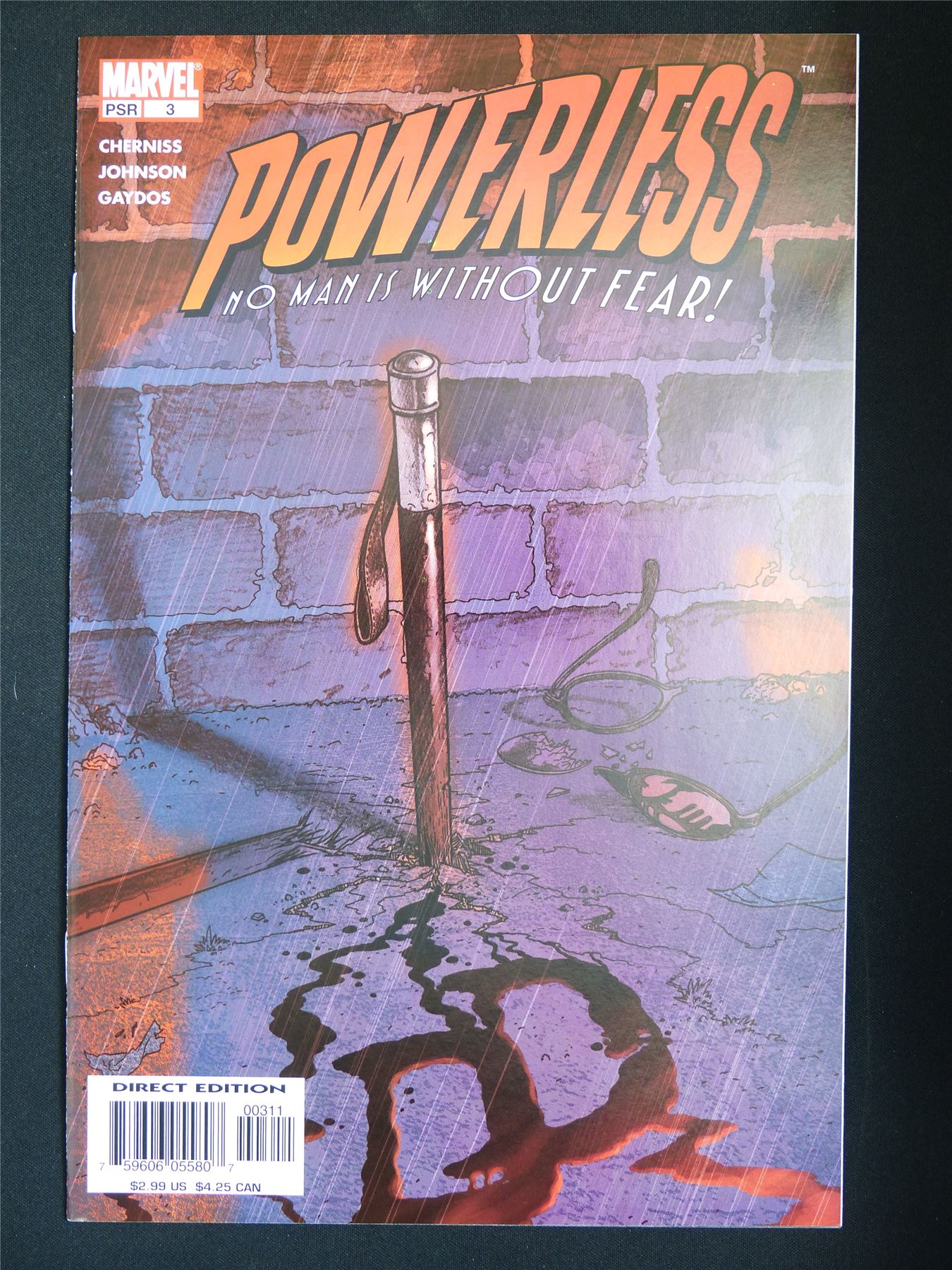 POWERLESS #3 - Marvel Comic #1RV
