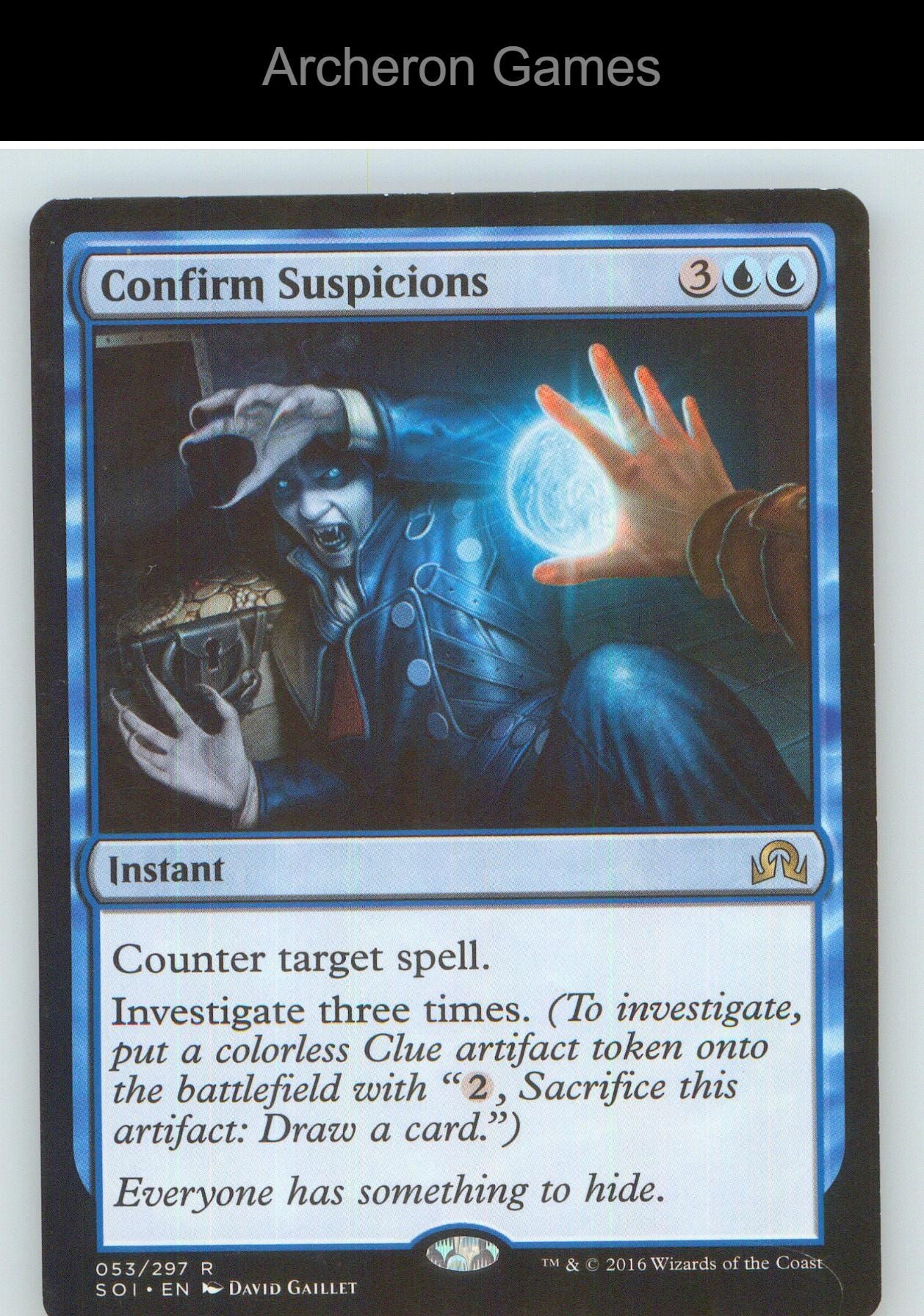 Confirm Suspicions SOI 53 R MTG Card NM/EX+