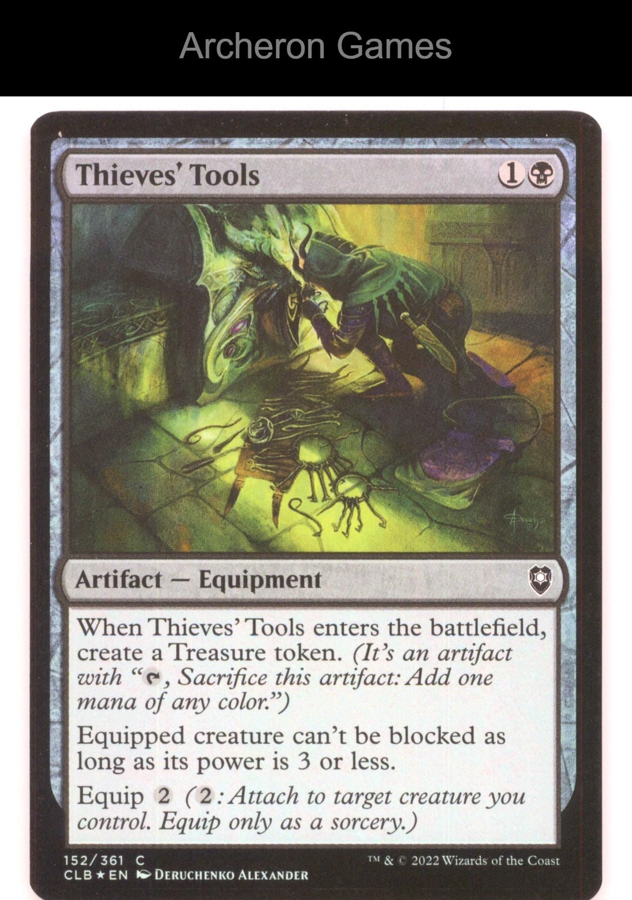 Thieves' Tools 152 C MTG Card Commander Legends: Battle for Baldur's Gate