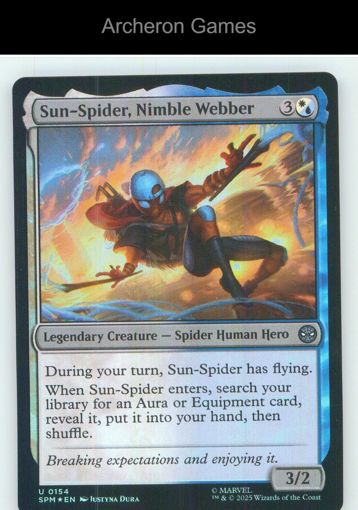 Sun-Spider, Nimble Webber SPM 154 UC MTG Card NM/EX+ Foil