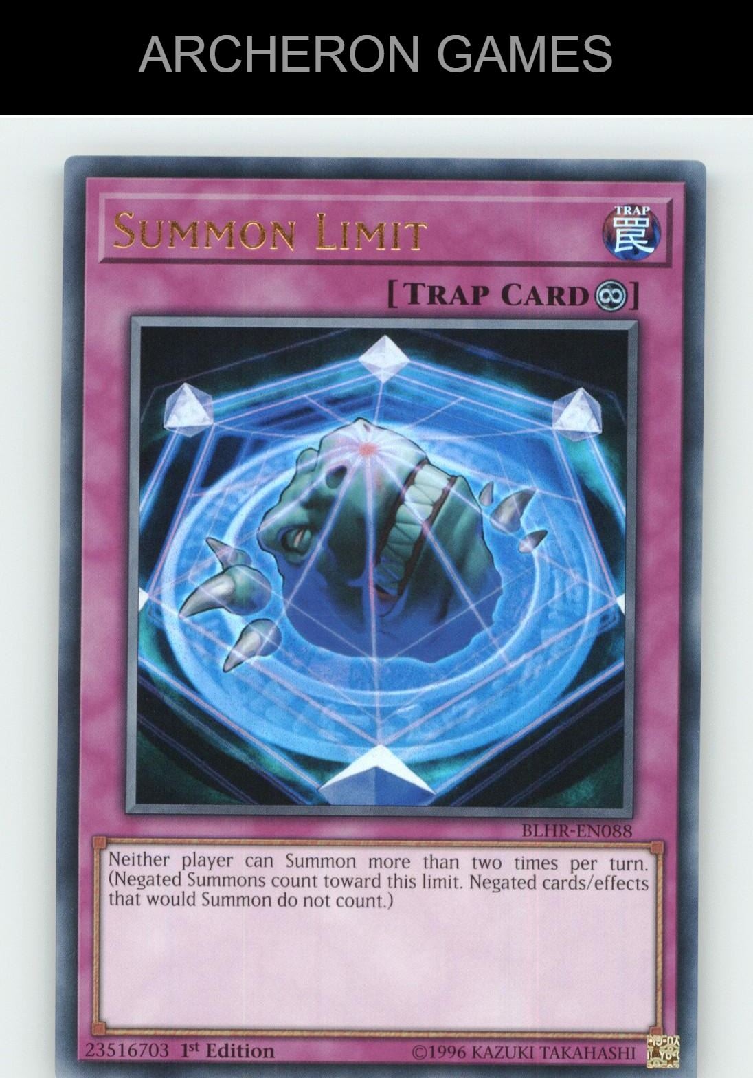Summon Limit Ultra Rare YUGIOH Card