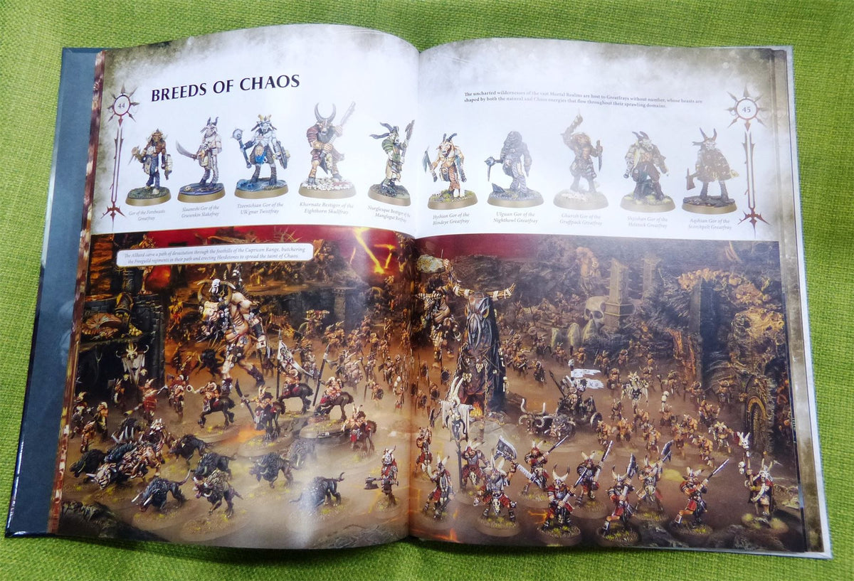 Chaos Battletome - 2018 Beasts of Chaos Hardback Book - Warhammer AoS 40k #8O