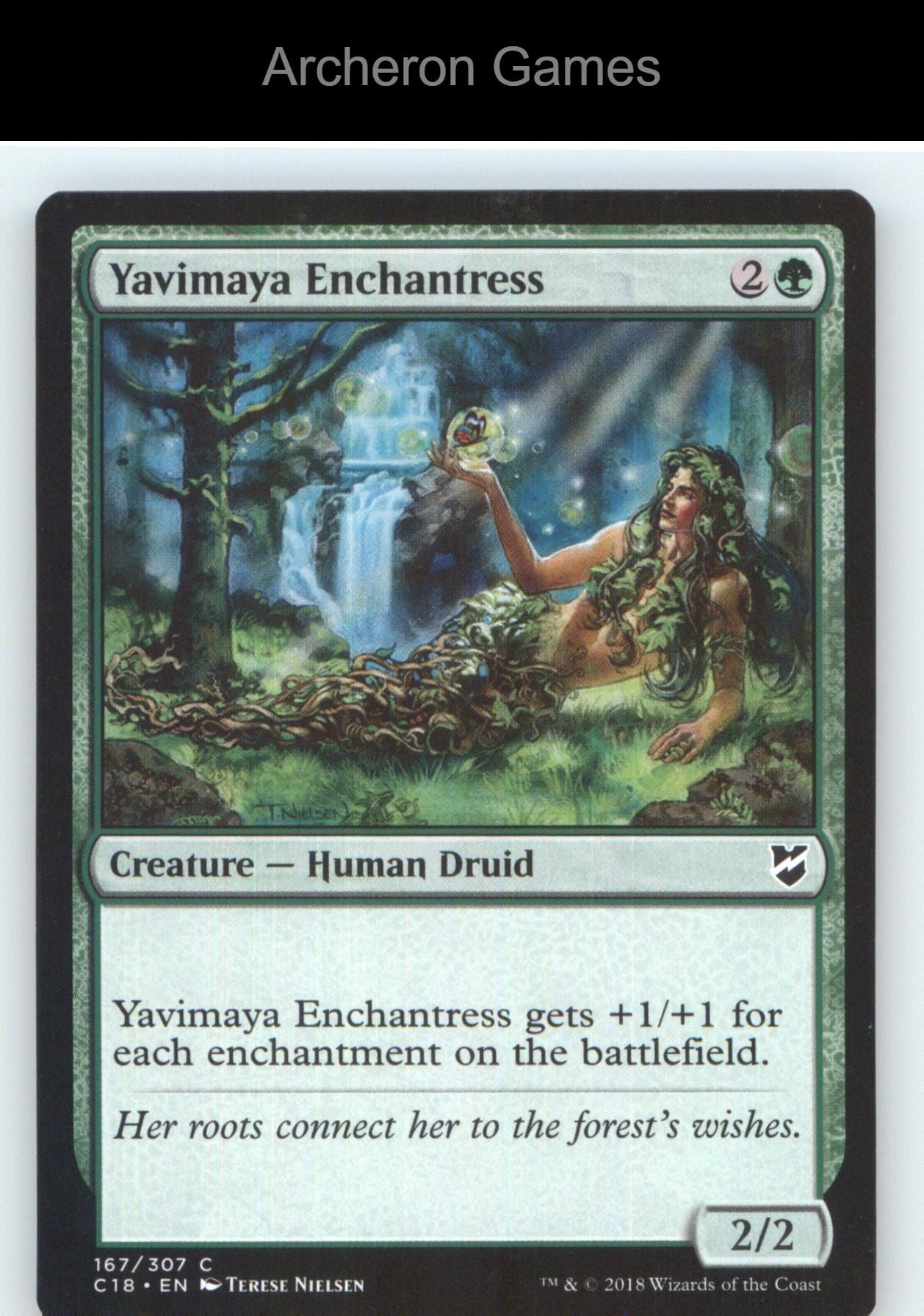 Yavimaya Enchantress C18 167 C MTG Card NM/EX+