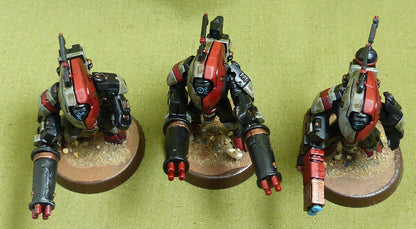 Stealth Battlesuits painted - Tau Empire - Warhammer 40K #YA